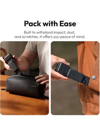 غطاء حماية عدسة الكاميرا ULANZI PK-07 لكاميرا DJI Osmo Pocket 3/Xtra Muse، بالإضافة إلى ملحقات أخرى مثل غطاء مثبت الكاميرا Pocket 3 وغطاء حماية لشاشة عدسة الكاميرا. - view 2